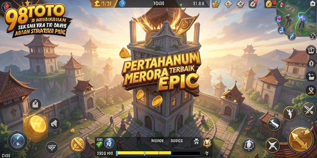 Tangkapan layar menunjukkan seru dan strategisnya gameplay Tower Defense.