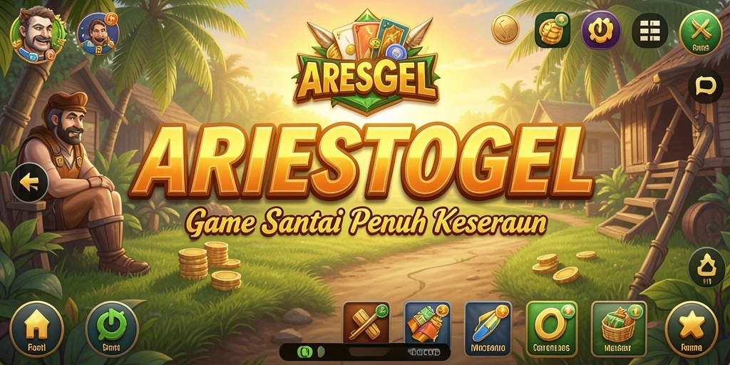Tangkapan layar ARIESTOGEL menunjukkan gameplay yang menarik dan penuh warna.