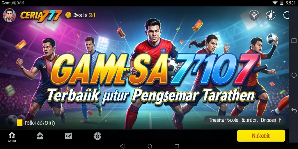Screenshot CERIA777 menampilkan antarmuka taruhan yang menarik.
