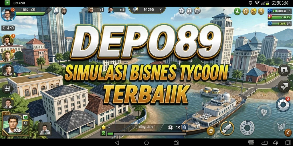 Screenshot gameplay DEPO89 menampilkan aksi strategis membangun bisnis Tycoon.