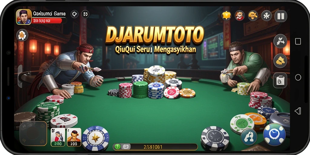 Tampilan gameplay DJARUMTOTO yang menegangkan dan menarik.