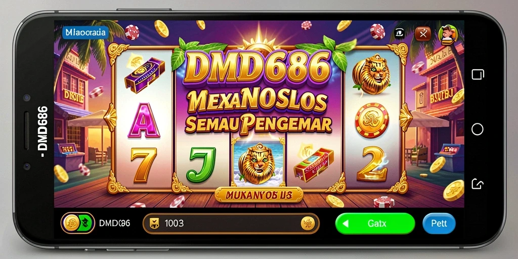 Tampilan menarik dari gameplay DMD686 Slot yang seru.