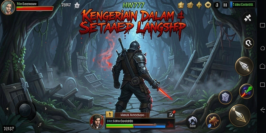 Tangkapan layar HW777 menampilkan gameplay penuh ketegangan.