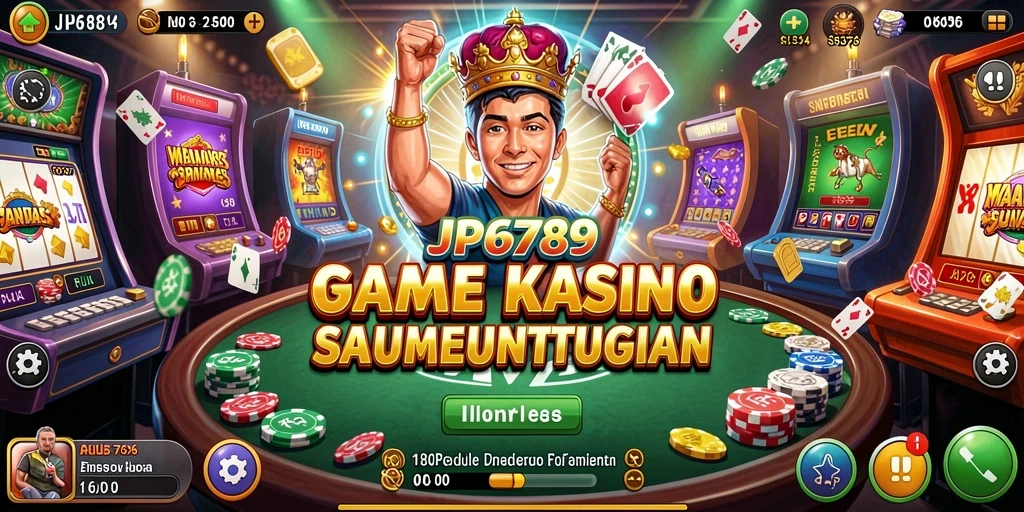 Tampilan menarik dari gameplay kasino JP6789 yang seru.
