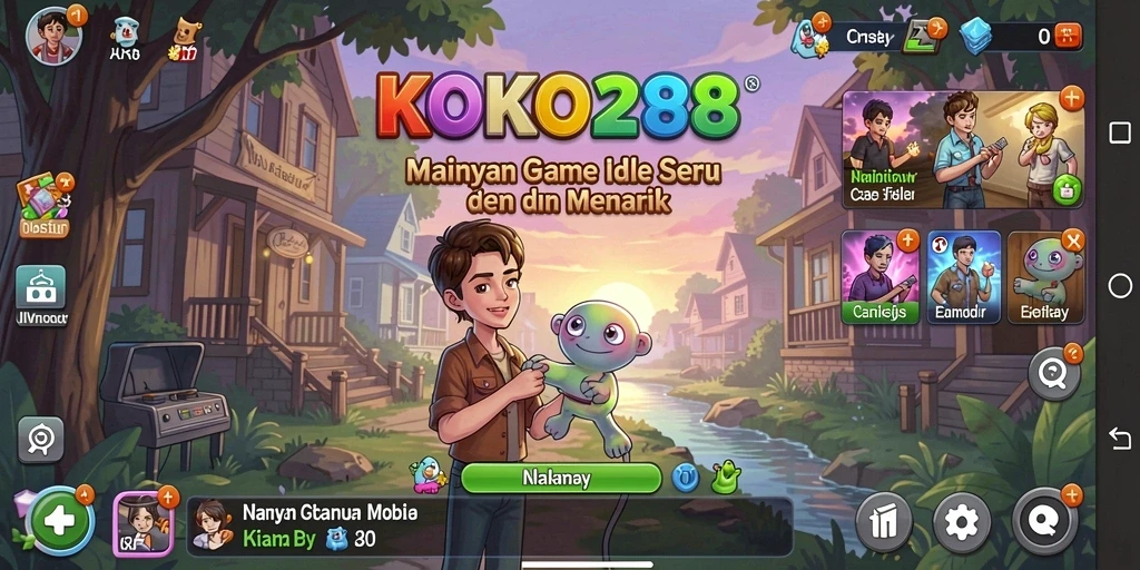 Tangkapan layar KOKO288 menunjukkan gameplay seru dan manajemen sumber daya yang menarik.