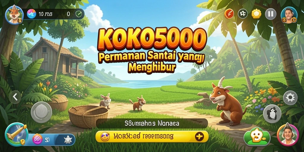 Screenshot utama KOKO5000 menampilkan gameplay yang seru dan menarik.