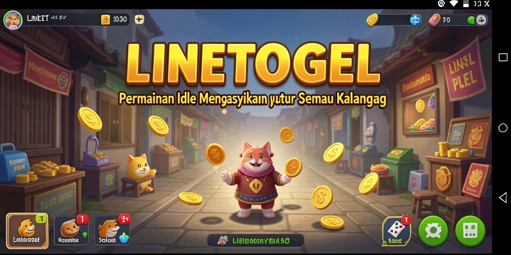 Tampilan gameplay yang seru dan menawan di LINETOGEL.