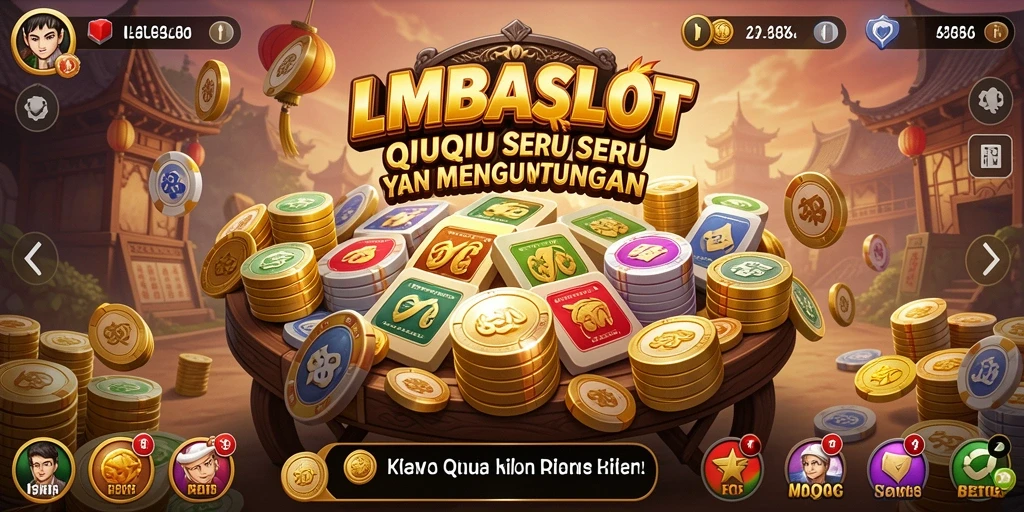 Tampilan gameplay QiuQiu yang menarik di LMBASLOT.