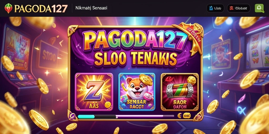 Tampilan seru gameplay slot di PAGODA127 dengan berbagai tema yang menarik.
