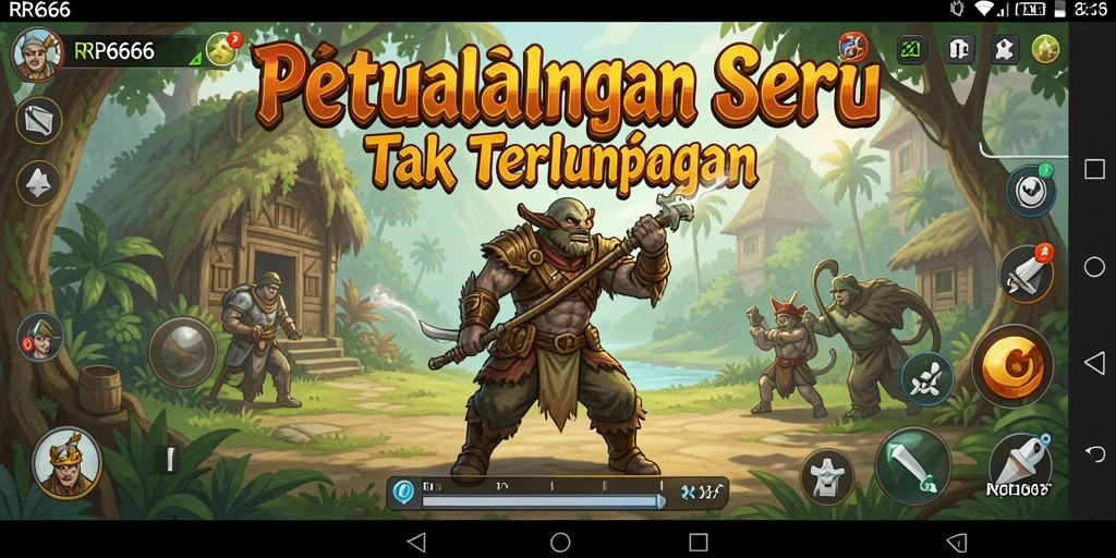 Tampilan menarik gameplay Adventure RR666 dengan berbagai tantangan menanti.