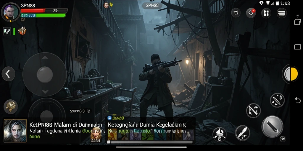 Gameplay SPN88 menakutkan dengan elemen Horror yang mendalam.